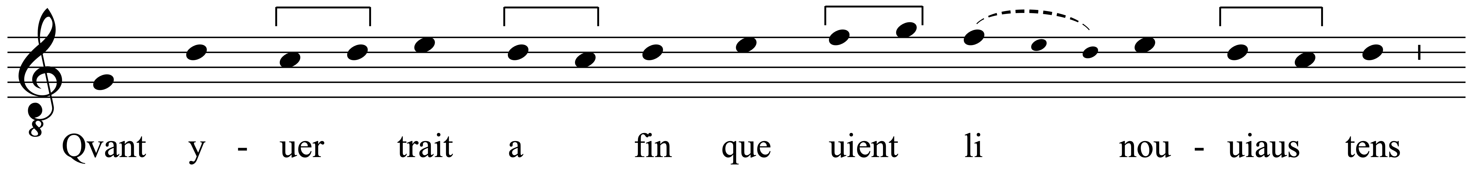 Work musical notation